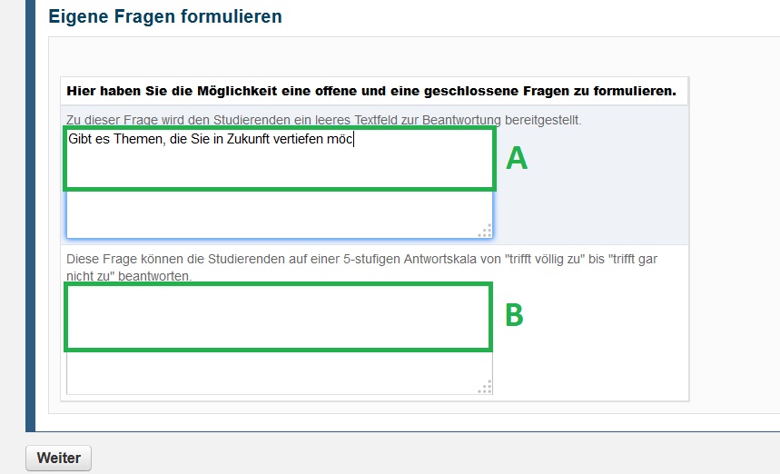 eigene Fragen